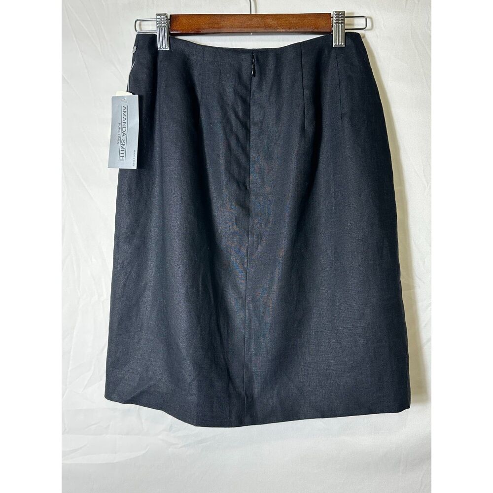 Amanda Smith Pure Linen Career Fully Lined Pencil Skirt NWT Size 8